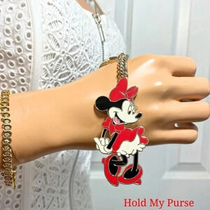 Kate Spade Minnie Mouse Keychain Bag Charm NWT